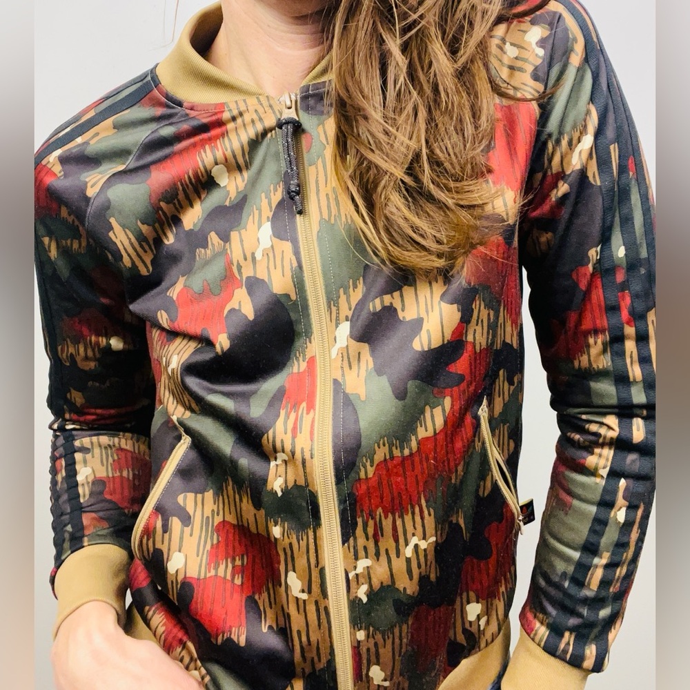 Adidas x Pharrell Hu Hiking Camo Track Jacket - Size S